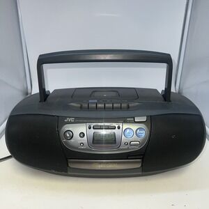 JVC RC-QS10BK Portable Stereo CD cassetten Recorder Player Radio